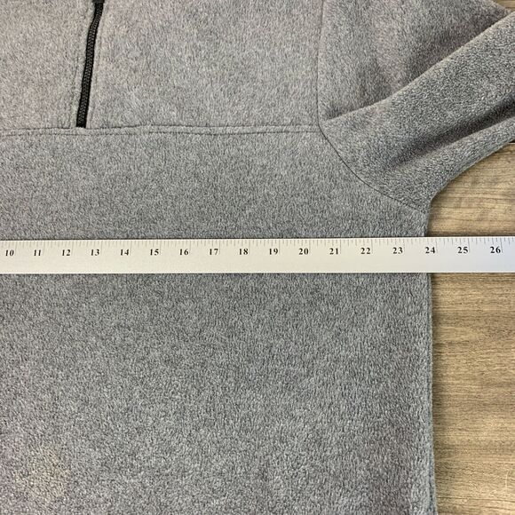 Mens USA Olympics JCPenney Fleece Jacket Size XL Mens Gray 1/2 Zip Pockets - Picture 5 of 11
